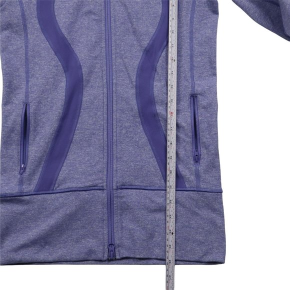 LULULEMON Women Purple Hoodie Full Zip Jacket Sz 4 - Picture 12 of 14